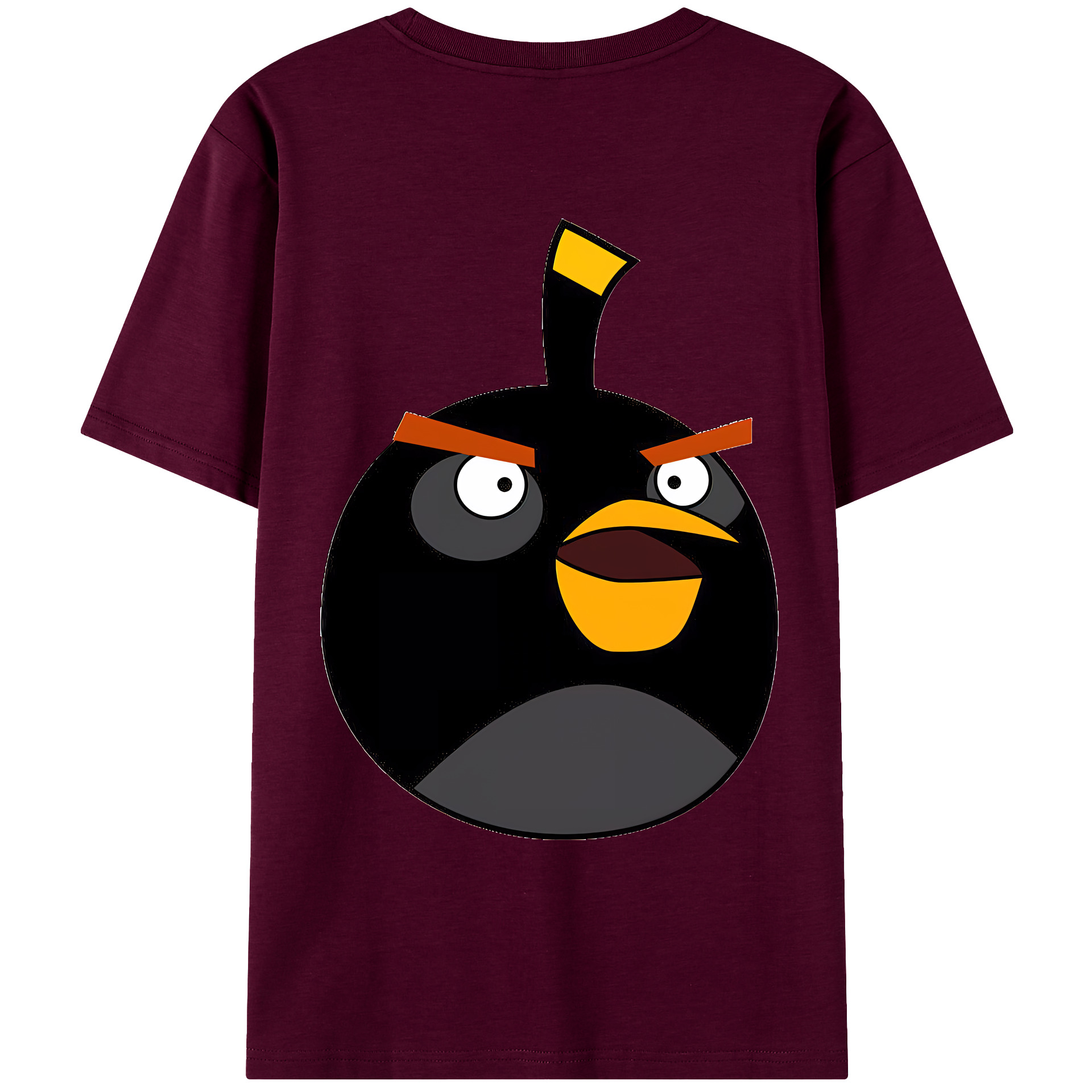 （画像用） Angry Birds アングリーバード レディース半袖Tシャツ(バックプリント)